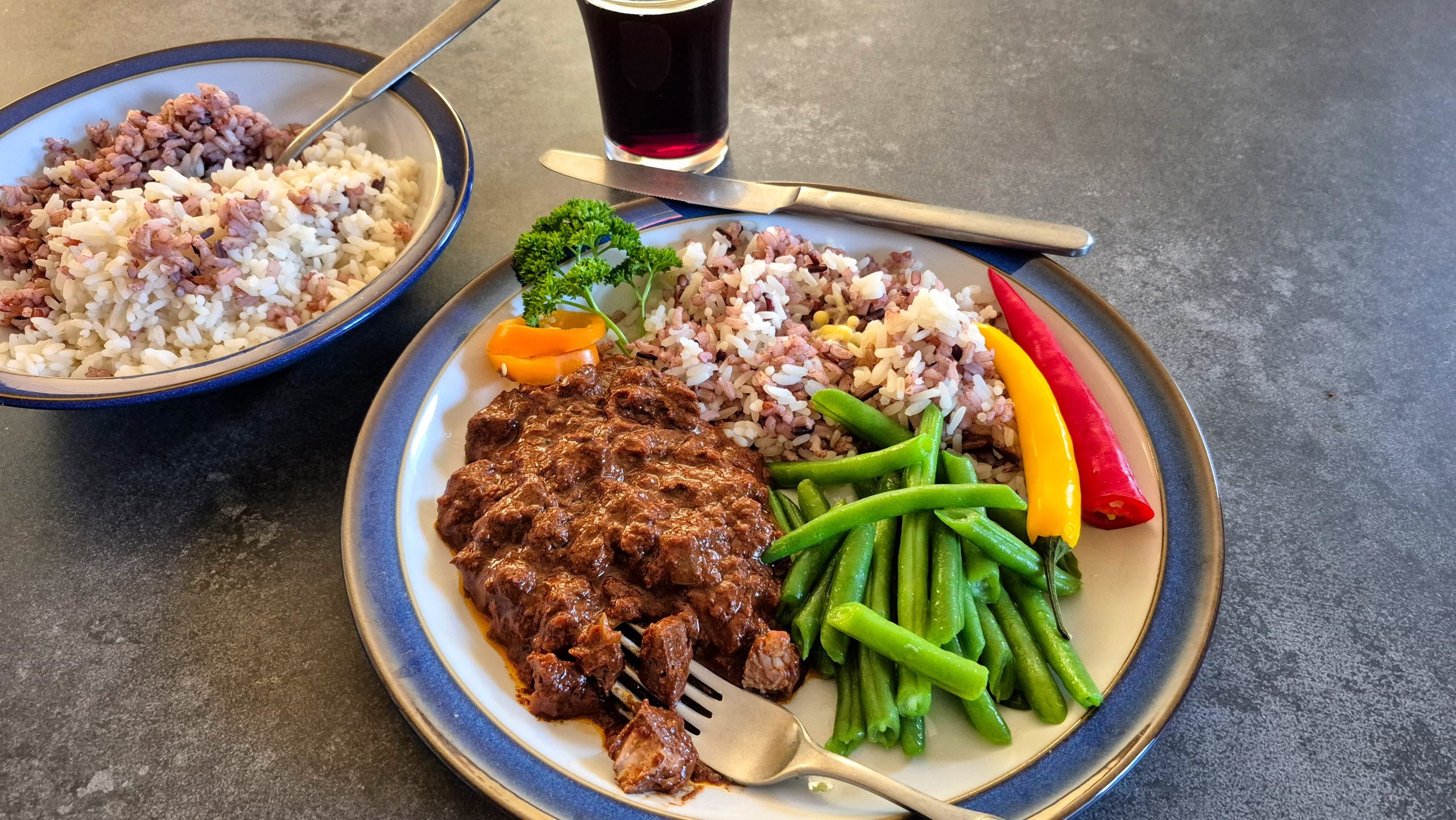 Pork with chiles and chocolate