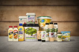 An array of sauces from Remia