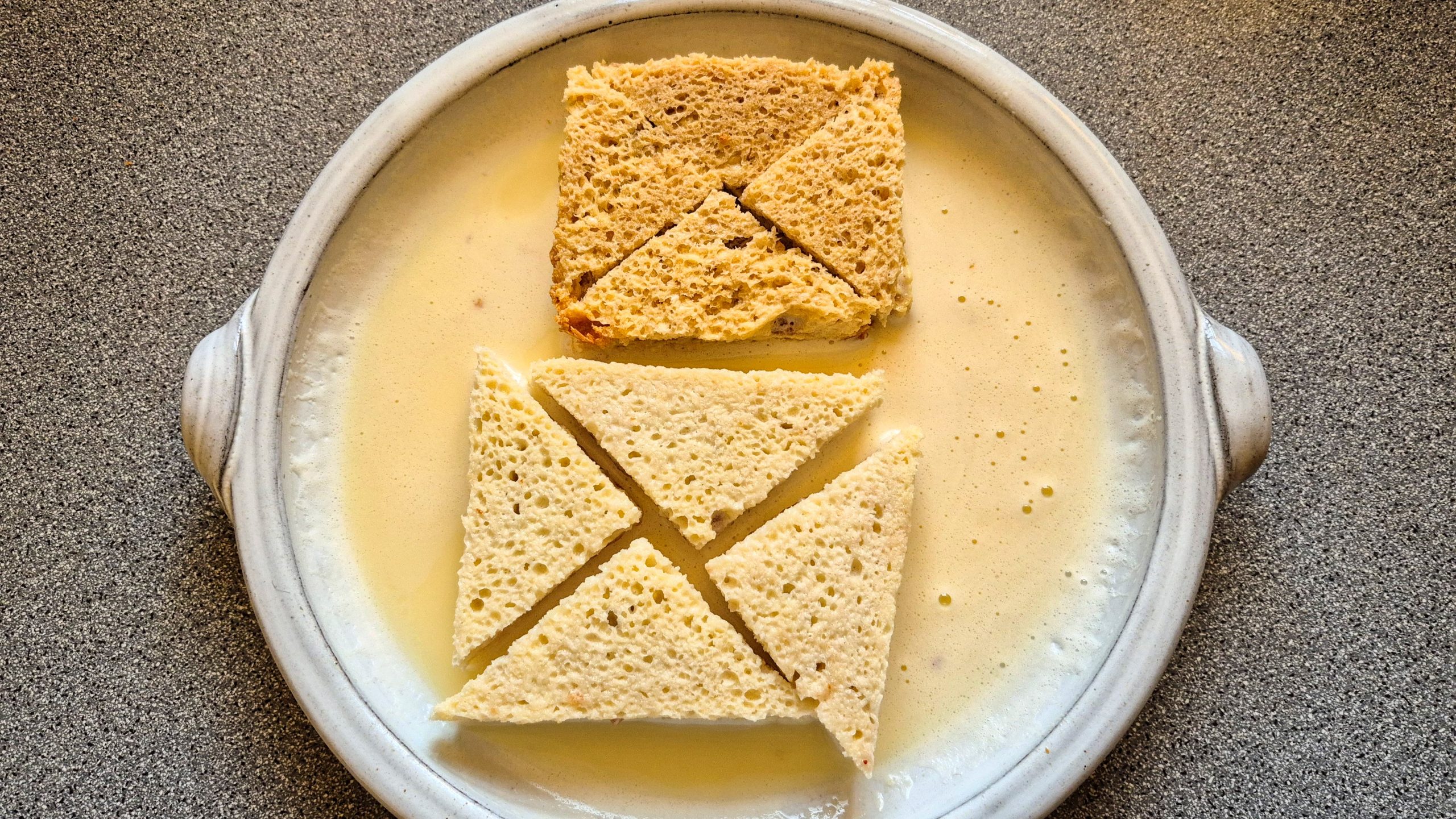 The little sandwiches flipped over once...