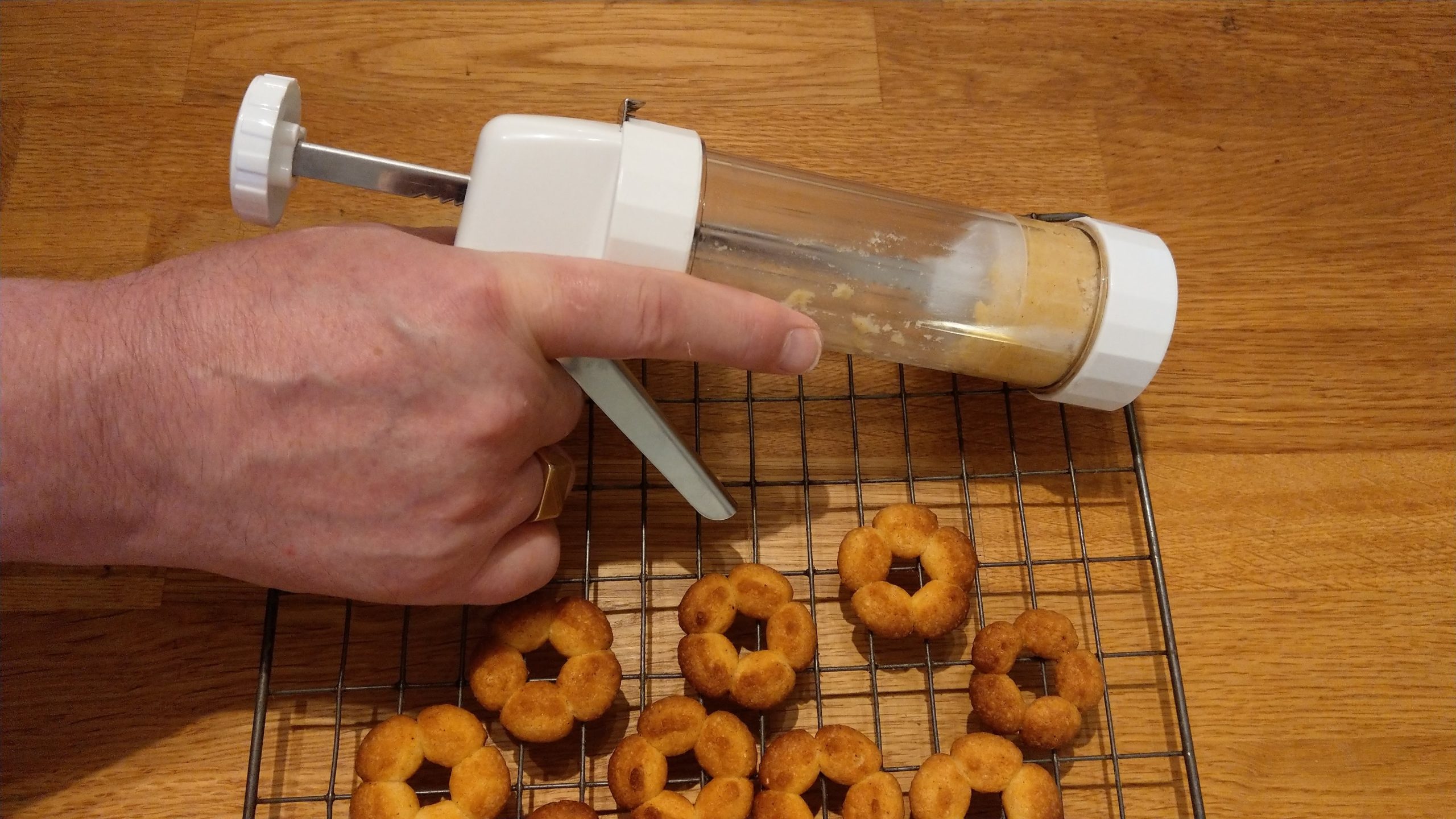 Peter demonstrates proper trigger discipline