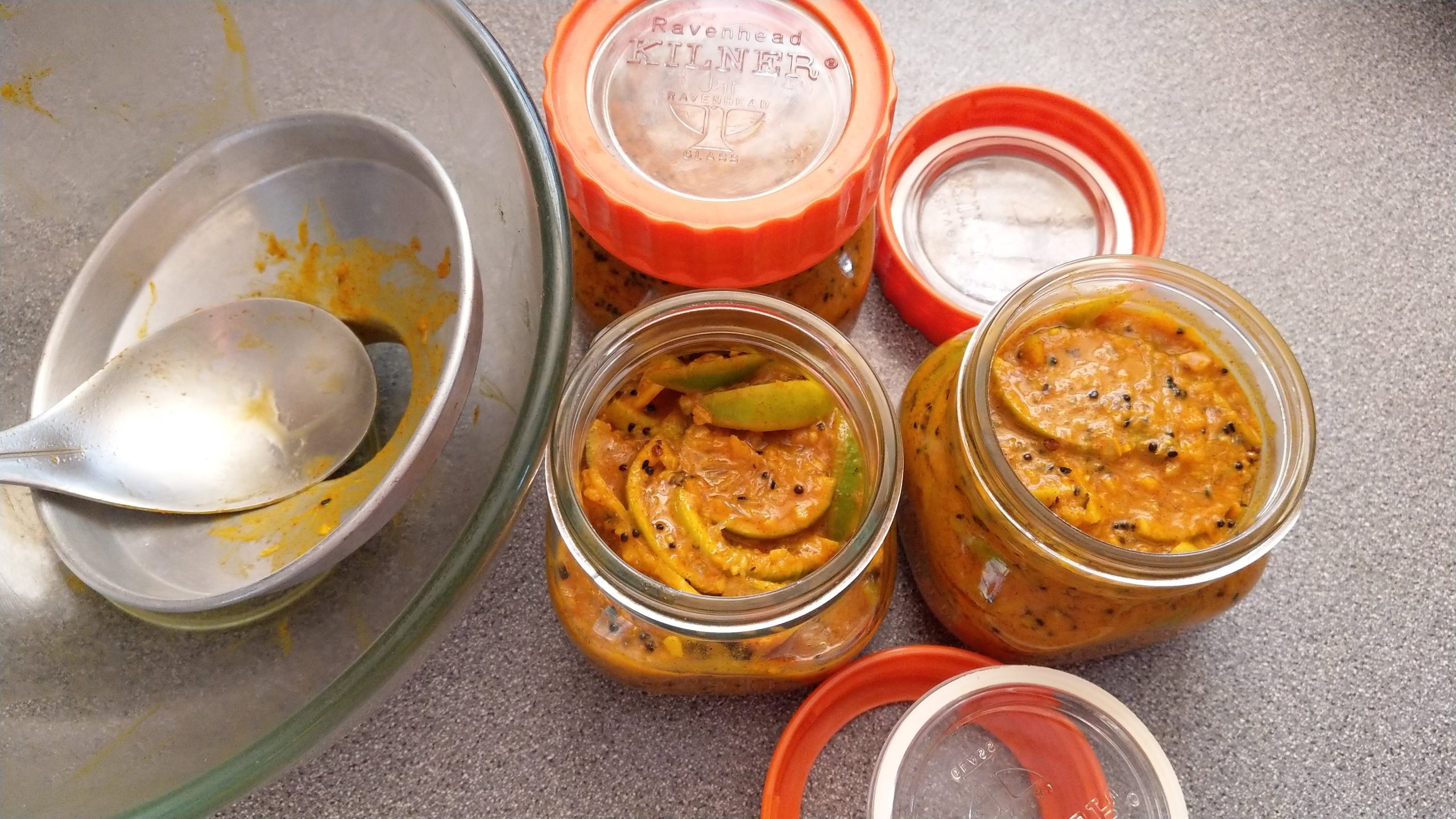 Jarring the pickle up