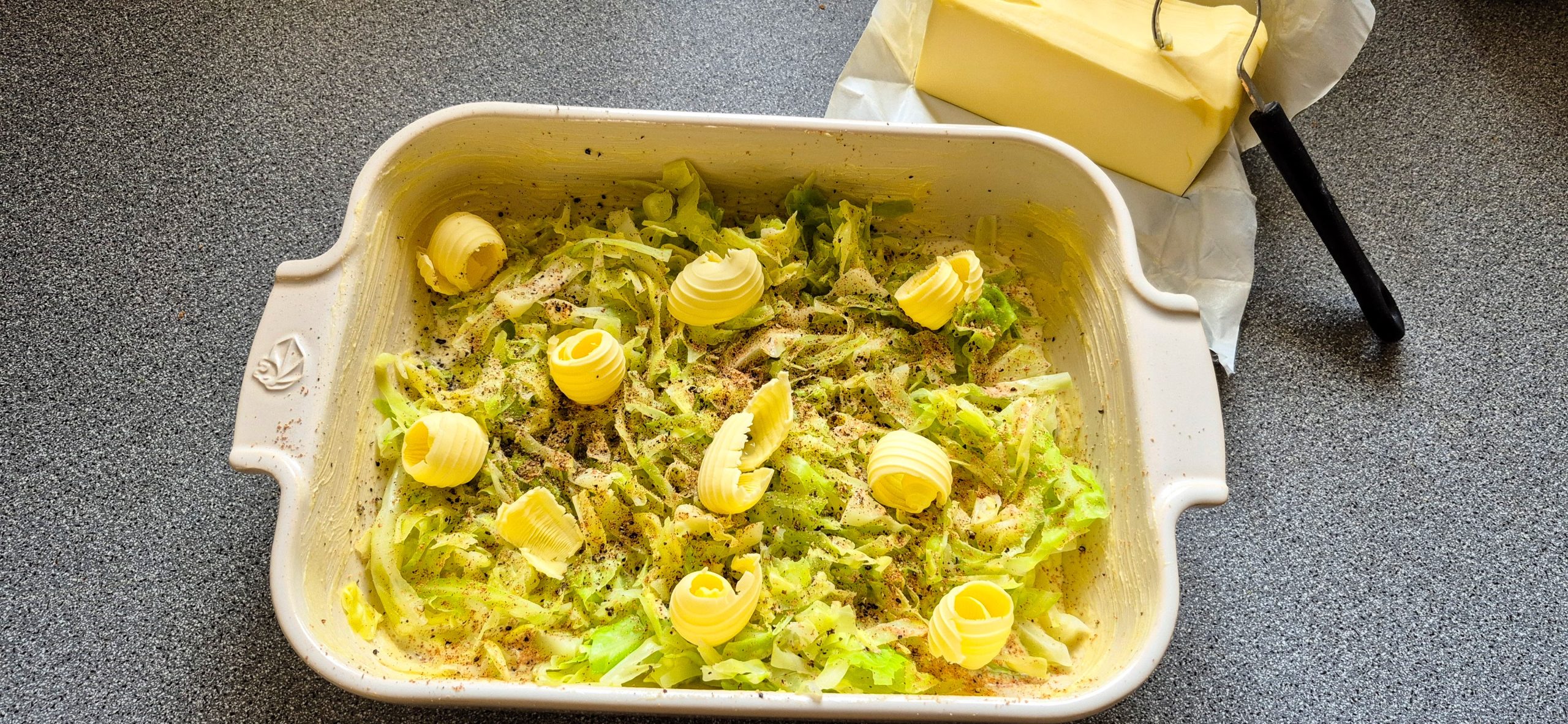 Ready for the oven now